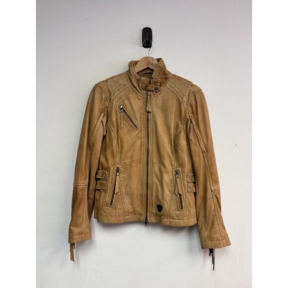 Harley Davidson fringe leather jacket - Picture 1 of 6
